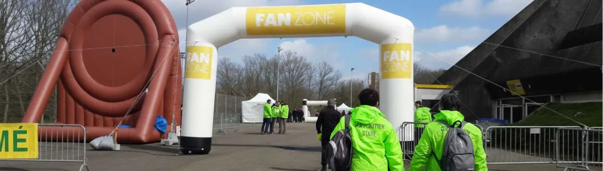 Arche gonflable Fan Zone
